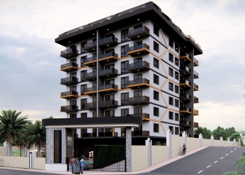 Luxurious 1+1 Apartment with Mountain Views in Avsallar
