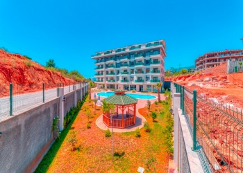 Luxuriöses Bergblick 2+1 Penthouse in Oba, Alanya