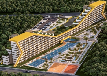 Luxurious Mountain View 1+1 Apartment in Antalya - ALTINTAŞ