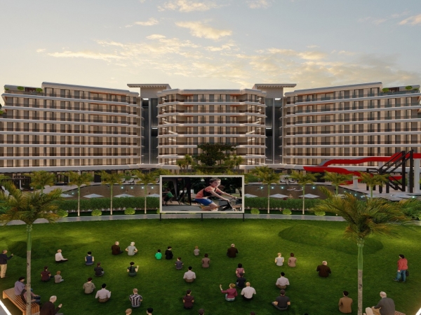 Luxurious Mountain View 1+1 Apartment in Antalya