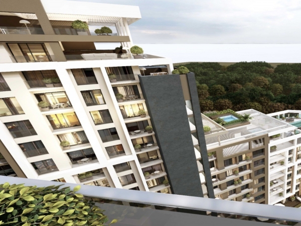 Luxuriöses 4+1 Apartment mit Bergblick in Antalya - ALTINTAŞ