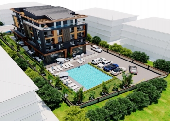 Luxury Mountain View 1+1 Apartment in ALTINTAS