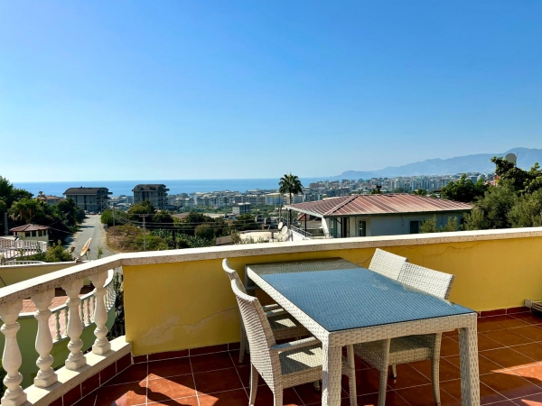 Stunning Sea and Castle View Villa in Kargicak, Alanya