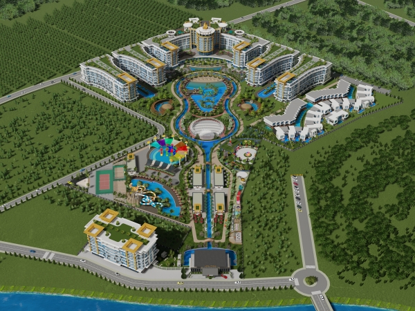 Luxurious 2+1 Apartment with Mountain Views, Alanya