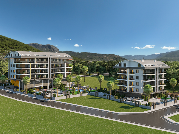 Luxury 2+1 Apartment with Sea and Mountain Views, Alanya - Cikcilli