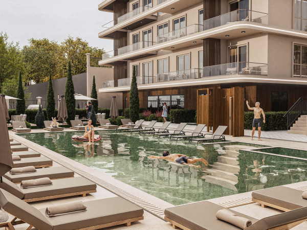 Mountain View 3+1 Luxury Apartment in Alanya - Oba
