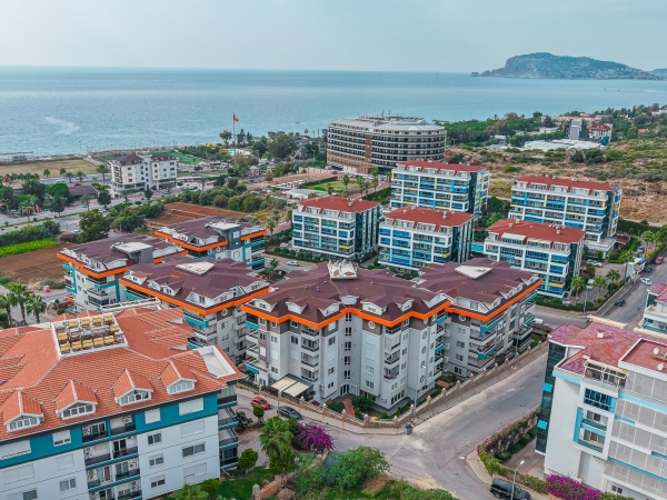 Stunning 1+1 Apartment with Sea and Mountain Views in Kestel, Alanya