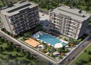Mountain View 1+1 Apartment in Mezitli, Mersin